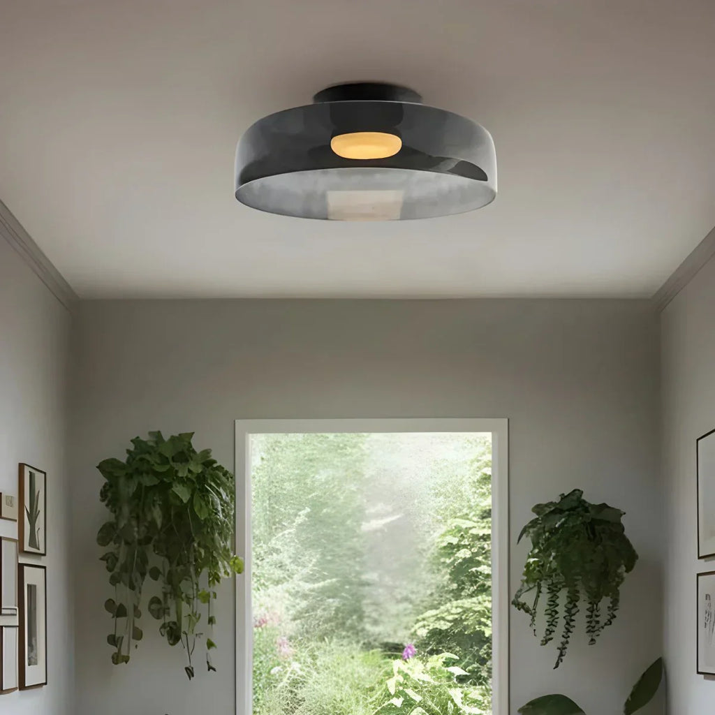 Colored Glass Ceiling Light for Bedroom ByMagi