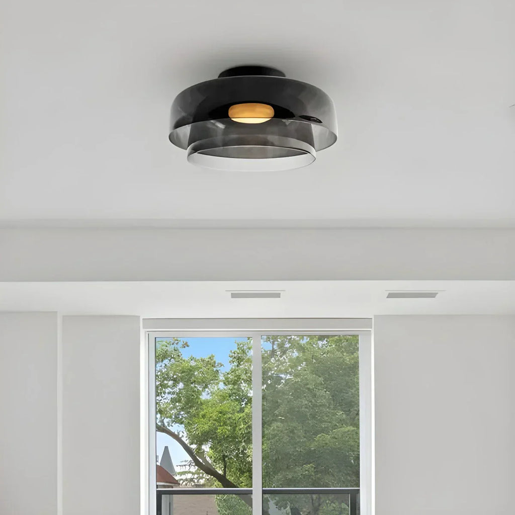 Colored Glass Ceiling Light for Bedroom ByMagi