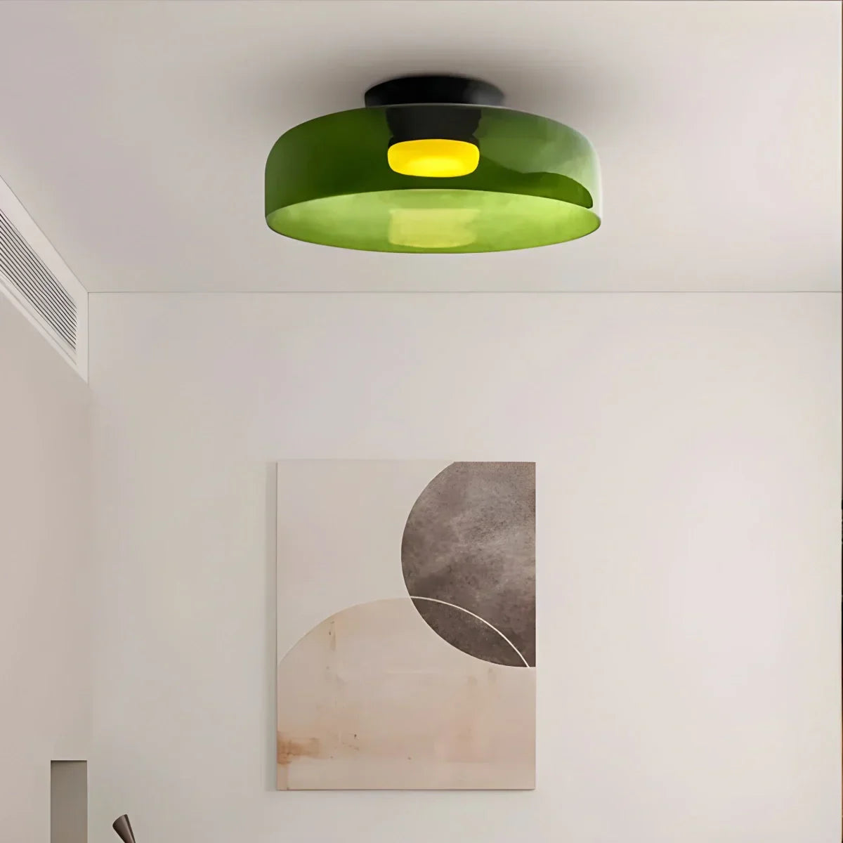 Colored Glass Ceiling Light for Bedroom ByMagi