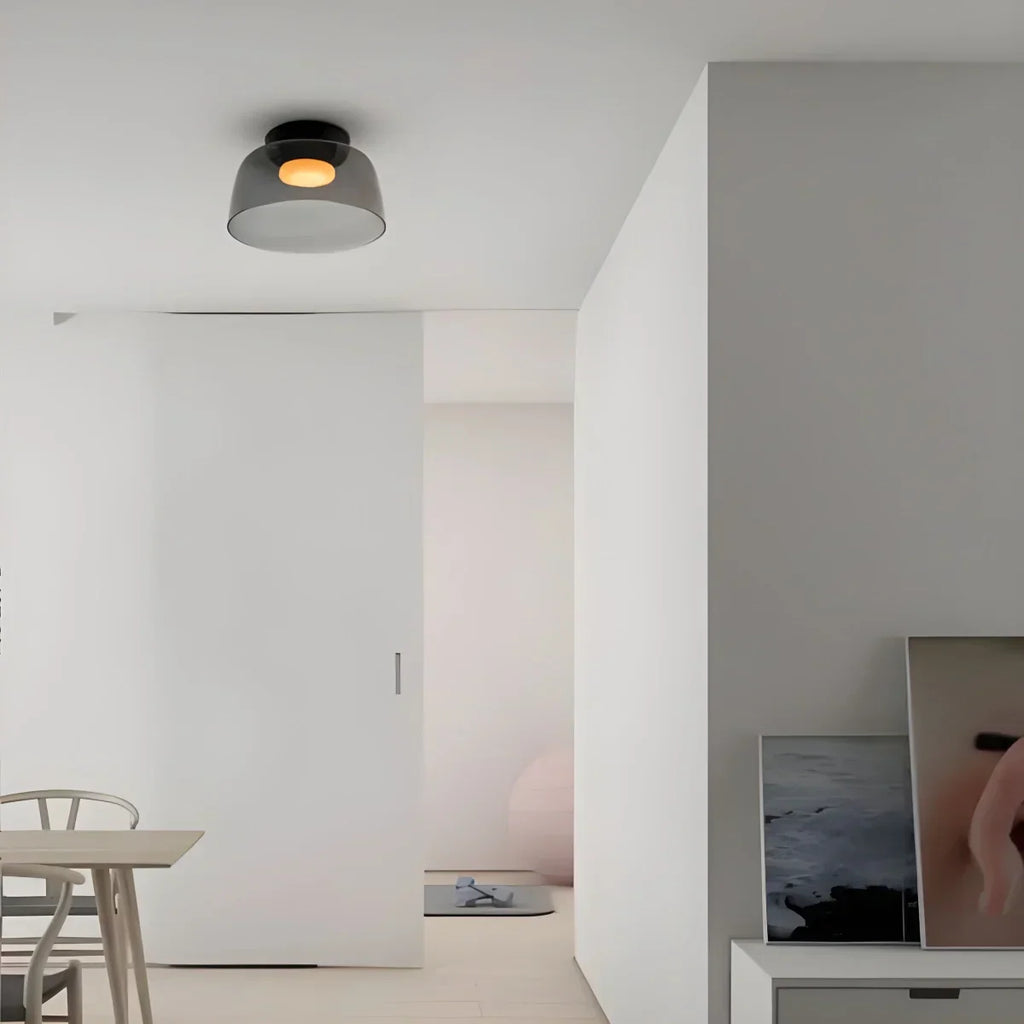 Colored Glass Ceiling Light for Bedroom ByMagi