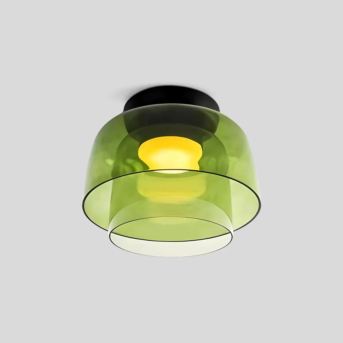 Colored Glass Ceiling Light for Bedroom ByMagi