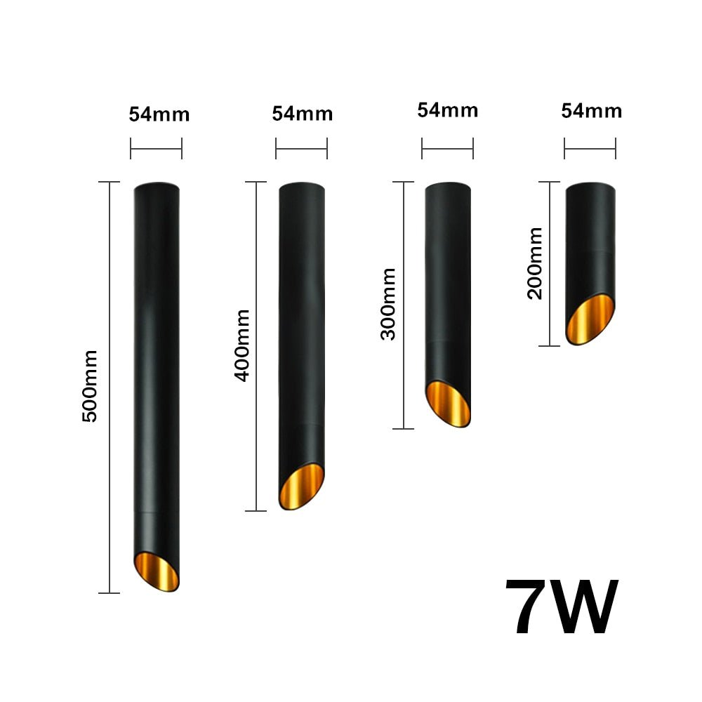 Contemporary Surface-Mount LED Tube Downlight ByMagi
