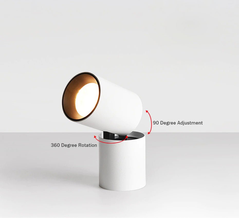Round Adjustable Surface-Mount Downlight ByMagi