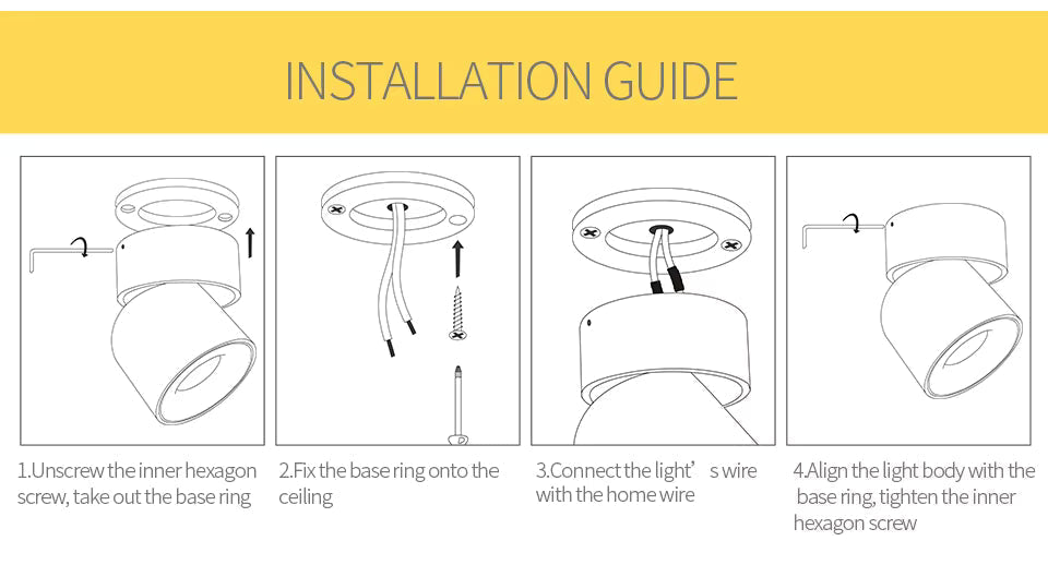 Surface Mounted Spotlights for Contemporary Interiors ByMagi