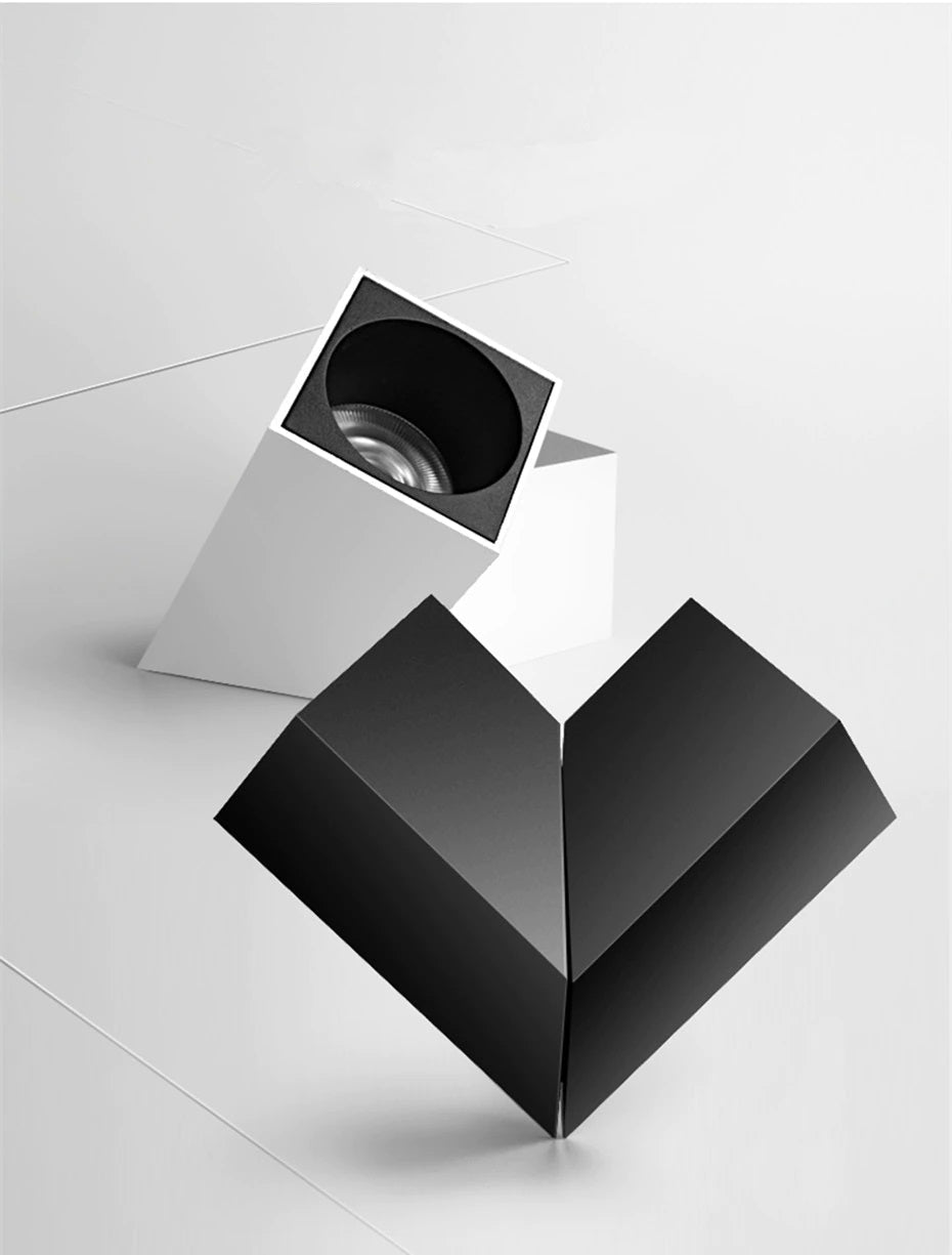 Square Adjustable Surface Mounted Downlight Fixture