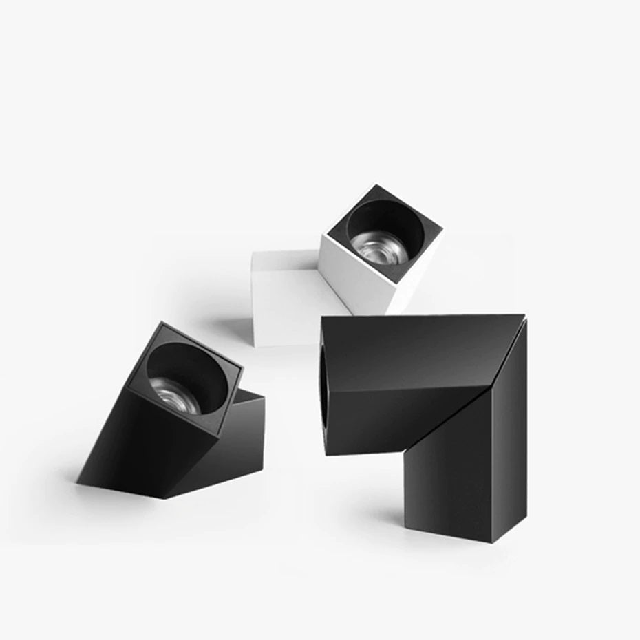Square Adjustable Surface Mounted Downlight Fixture