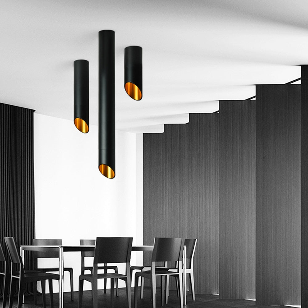 Contemporary Surface-Mount LED Tube Downlight ByMagi