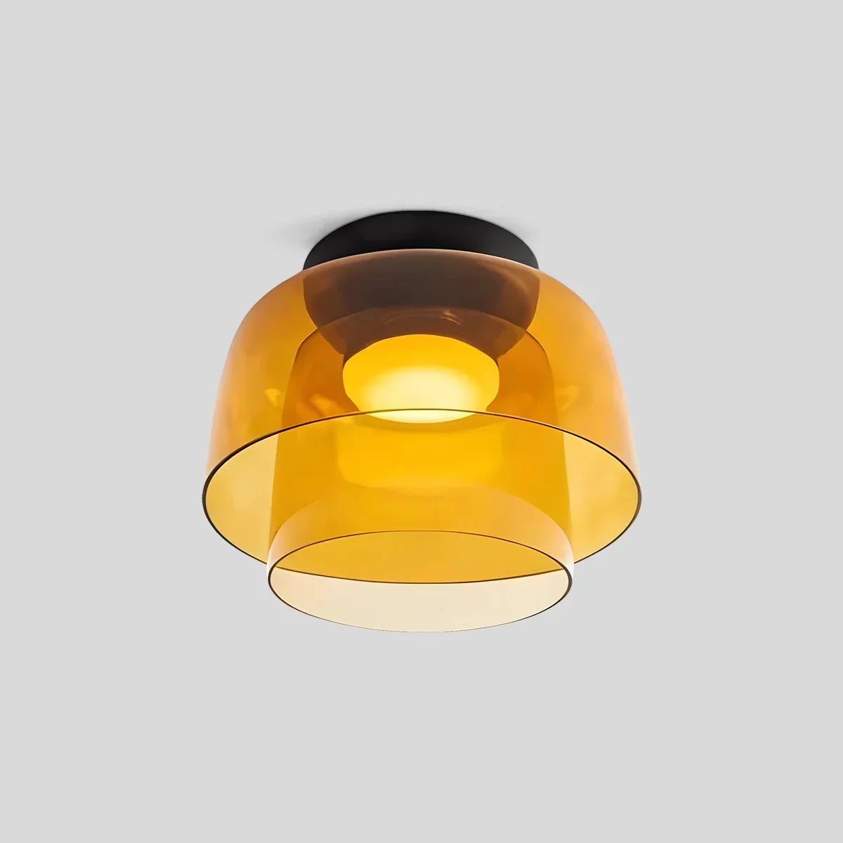 Colored Glass Ceiling Light for Bedroom ByMagi